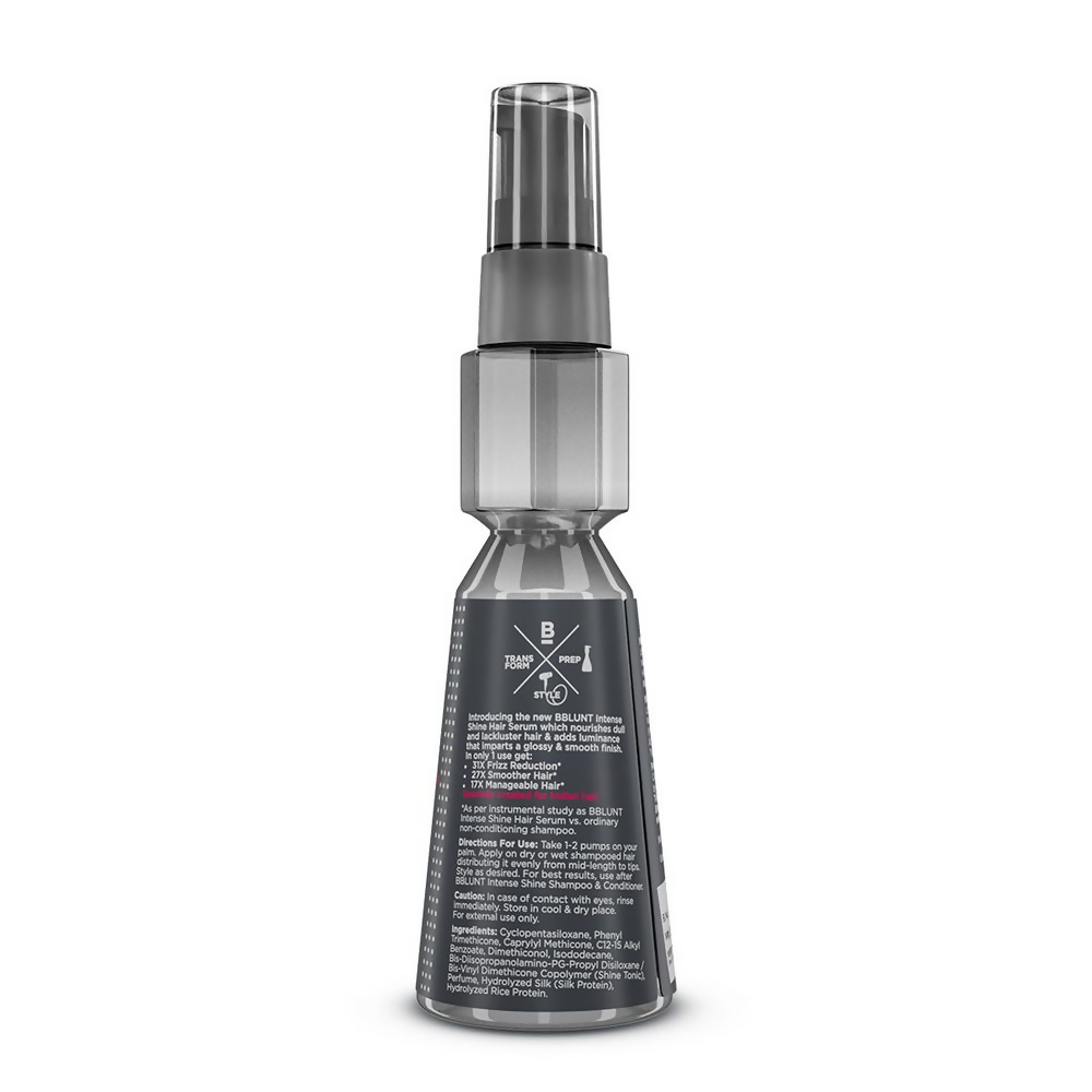 BBlunt Intense Shine Hair Serum With Rice & Silk Protein For Shinier Hair