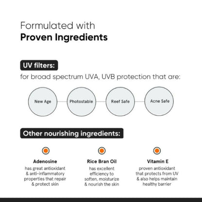 Minimalist SPF 50 Sunscreen Stick PA++++ With Adenosine, Rice Bran Oil & Vitamin E
