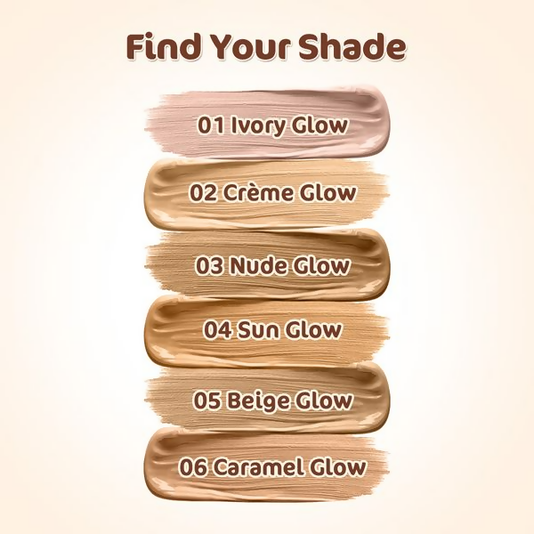 Mamaearth Hydra-Glow Full Coverage Foundation With Vitamin C & Turmeric - Ivory Glow