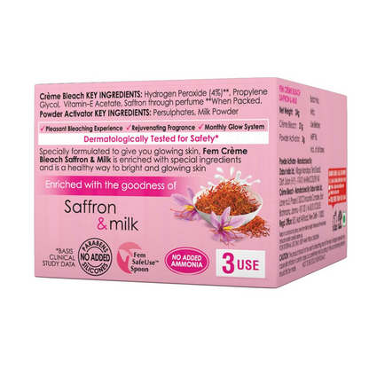 Fem Fairness (Saffron & Milk) Creme Bleach
