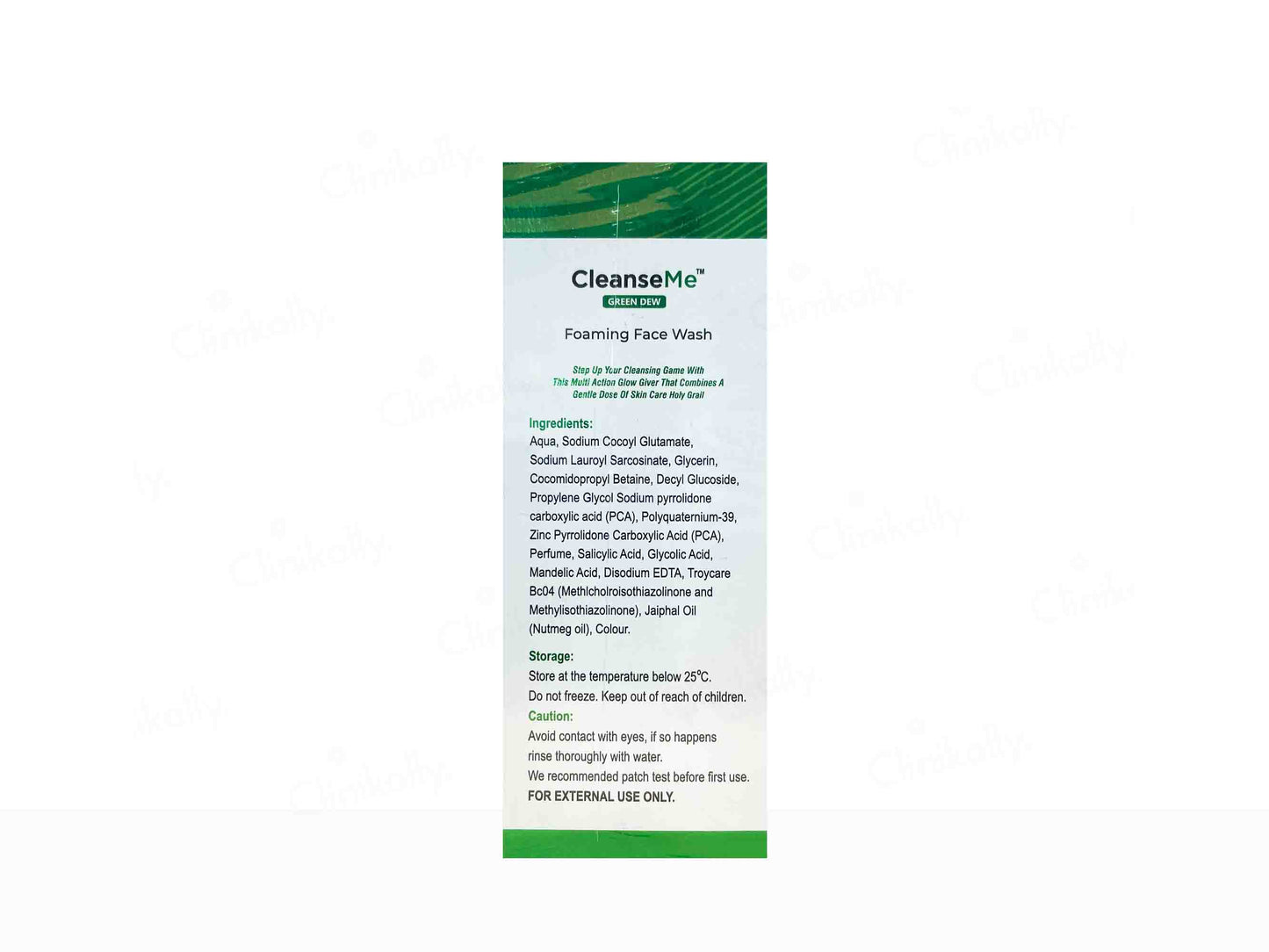 CleanseMe Green Dew Foaming Facewash