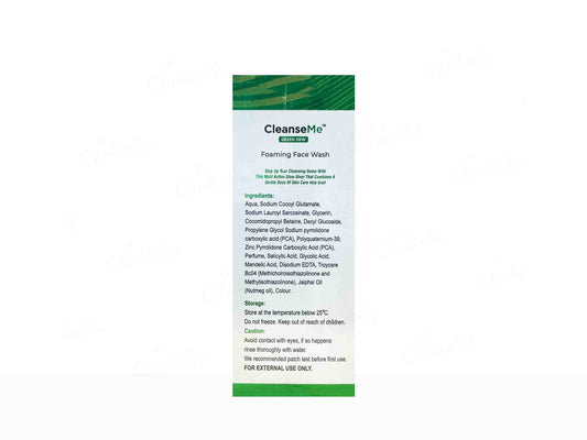 CleanseMe Green Dew Foaming Facewash