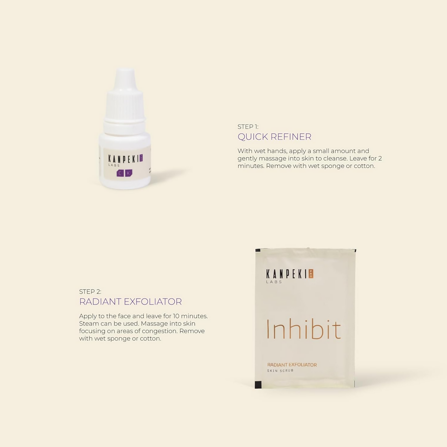 Kanpeki Pro Glow Resurface - 5 Steps Facial Kit