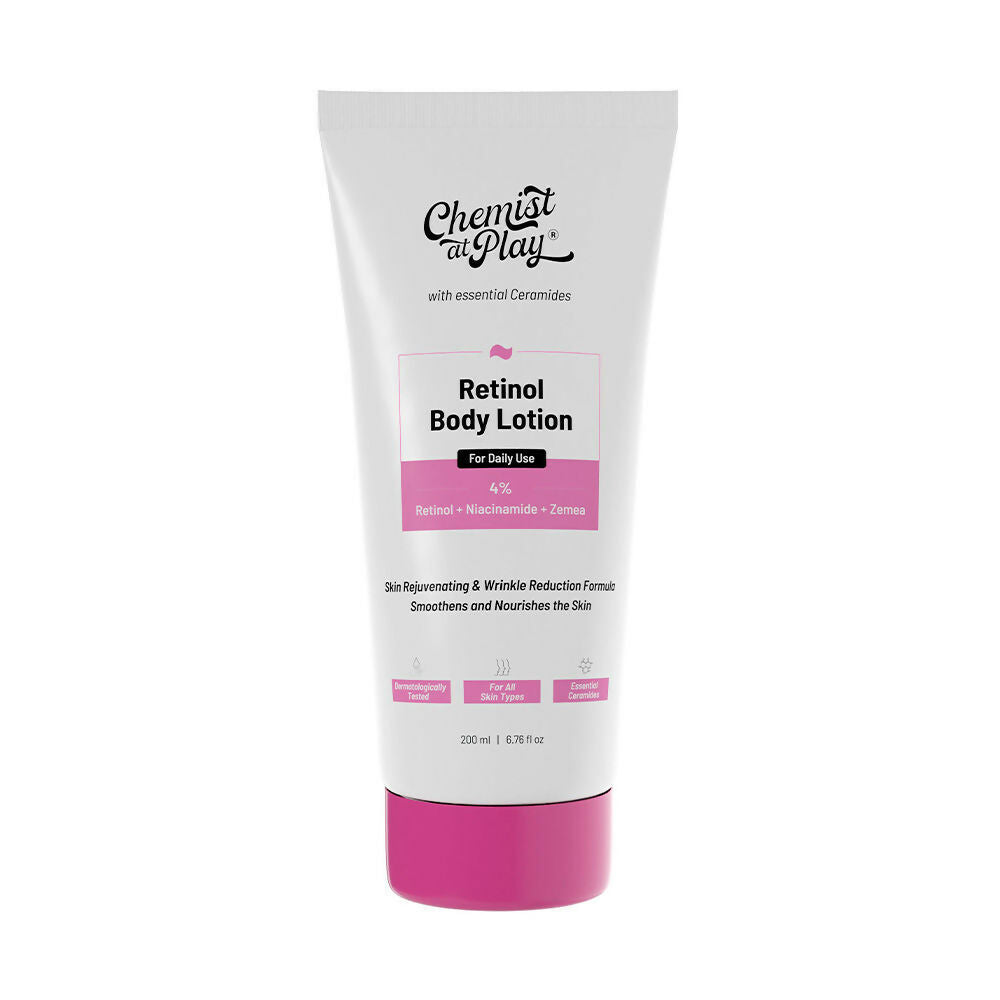 Chemist At Play Retinol Anti-Aging Body Lotion + Exfoliating Body Scrub Combo