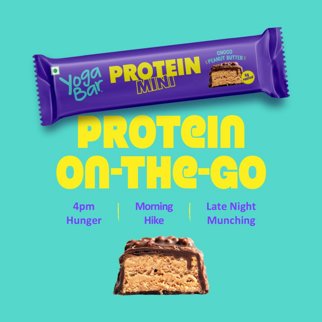 Yoga Bar Protein Variety Pack, Breakfast Protein Bars & Choco Peanut Butter Minis