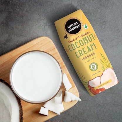 Urban Platter Unsweetened Coconut Cream