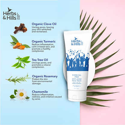 Herbs & Hills Anti Acne Face Pack