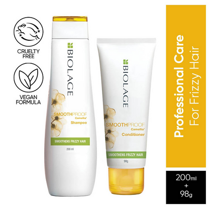 Matrix Biolage Smoothproof Anti-Frizz Shampoo And Conditioner Combo For Dry And Frizzy Hair