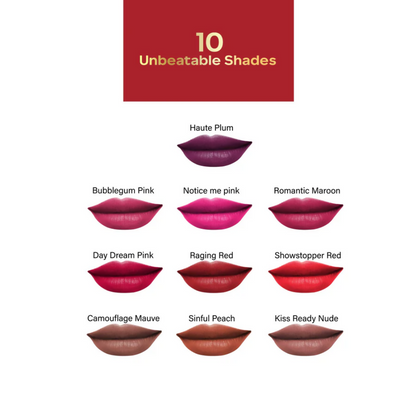 Faces Canada 3 in 1 LongStay Matte Lipstick - Camouflage Mauve 07