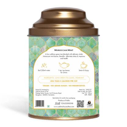 Sublime Inspiring Awe Moroccan Mint