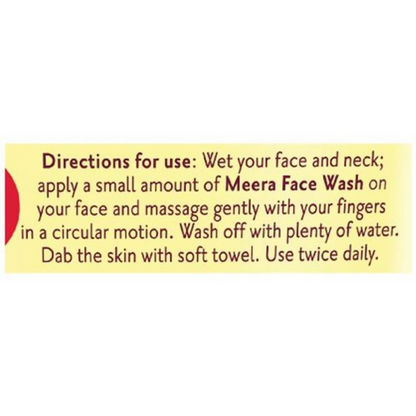 Meera White & Wild Turmeric Face Wash For Dry To Normal Skin