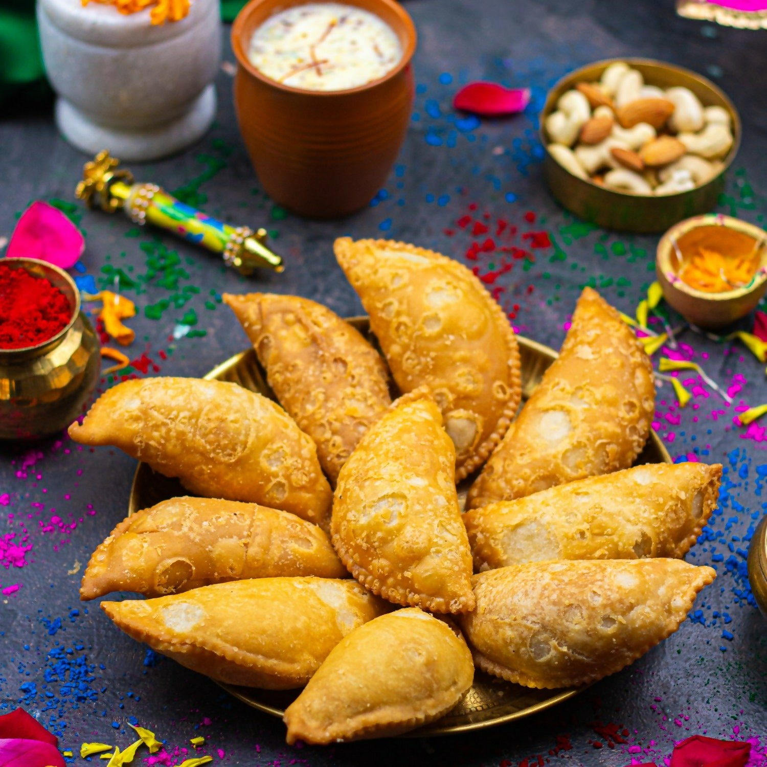 Patilkaki Karanji / Gujiya – Double Layer