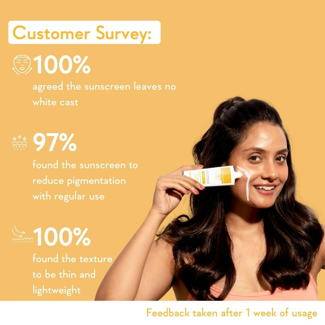 Wishcare Vitamin C Pure Glow Milk Sunscreen SPF 50