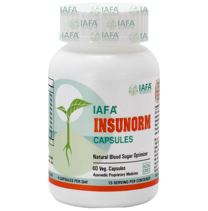 Iafa Ayuveda Insunorm Veg Capsules