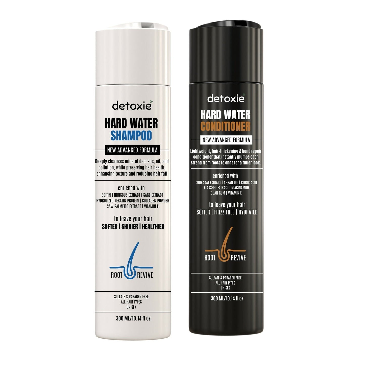 Detoxie Shampoo & Conditioner Combo - Hard Water Repair