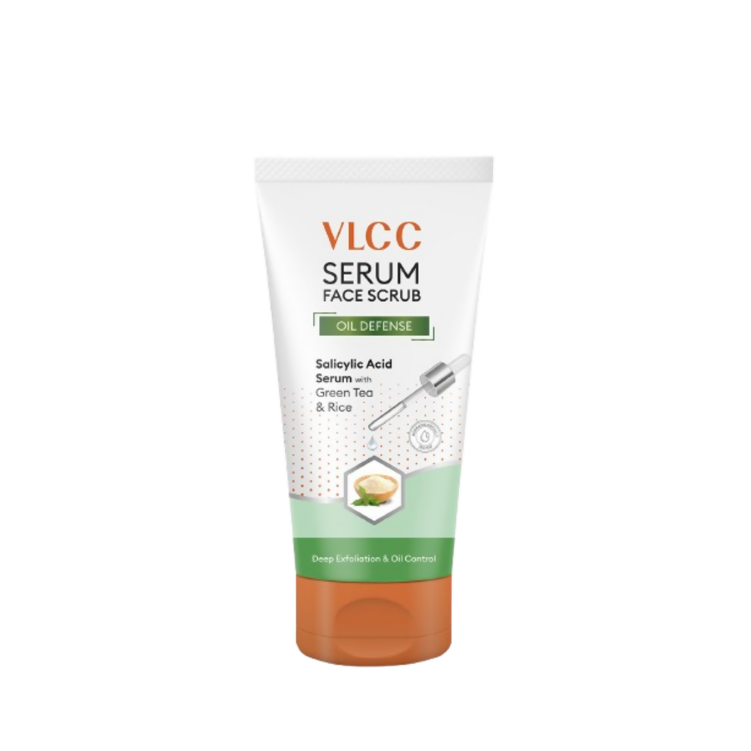 VLCC Oil Defense Scrub With Salicylic Acid Serum Green Tea & Rice