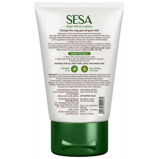 Sesa Hair Oil in Lotion
