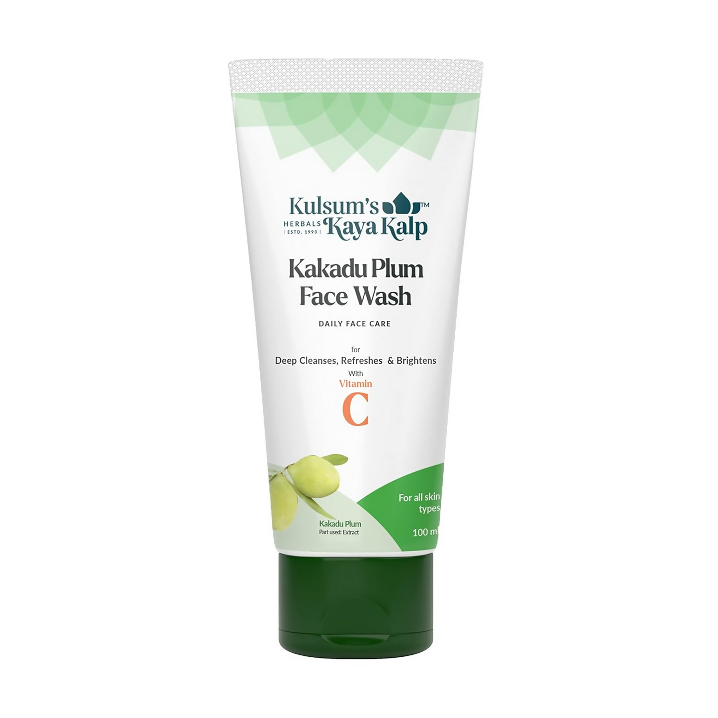 Kulsum's Kaya Kalp Kakadu Plum Face Wash Daily Face Care For Deep Cleanses,Refreshes & Brightens With Vitamin C