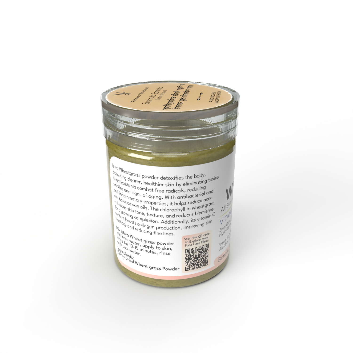 Ishva Wheatgrass Powder For Skin