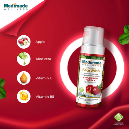Medimade Wellness Foaming Face Wash With Apple Cider Vinegar