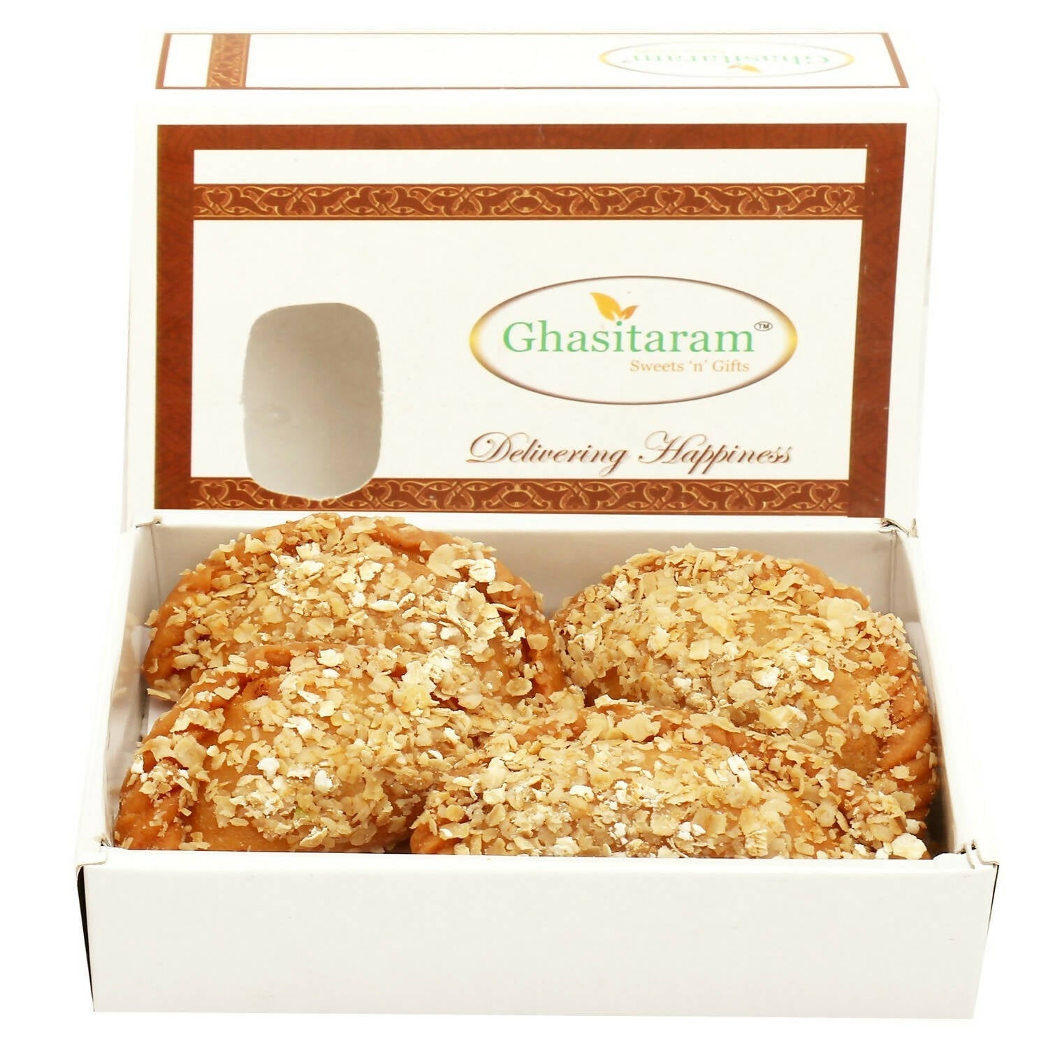 Ghasitaram Holi Sweets - Roasted Oats Gujiya