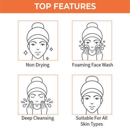 Nykaa Naturals Papaya & Amla Face Wash for Anti-Pigmentation