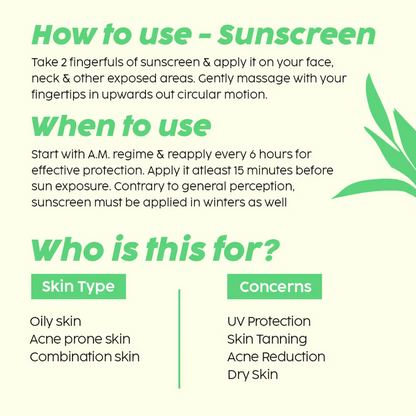 PLIX The Plant Fix 2% Acne Buster Moisturizer & Salicylic Acid Sunscreen SPF50+ PA+++, Reduce Acne, Pimple Marks