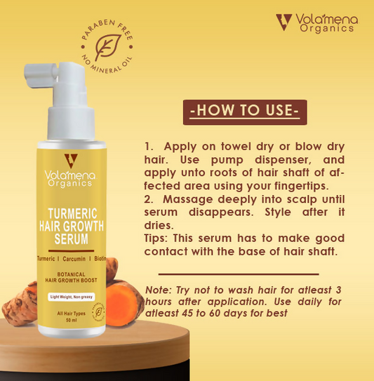 Volamena Turmeric Hair Growth Serum