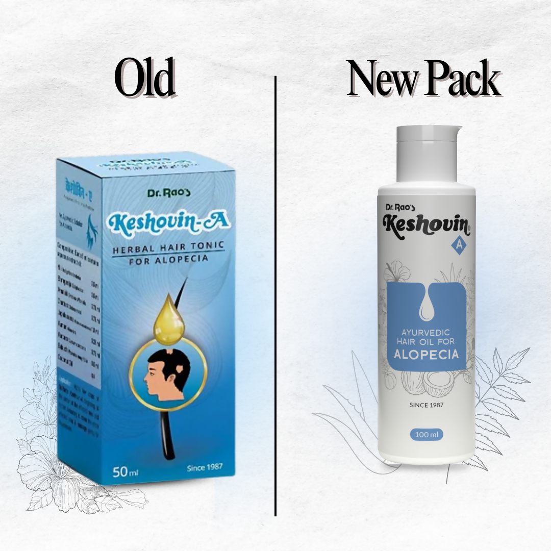 Dr. Rao's Keshovin -A Ayurvedic Hair Oil for Alopecia