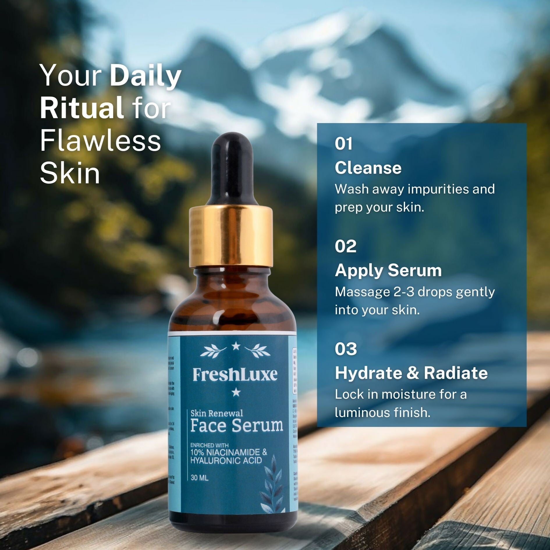 FreshLuxe Skin Renewal Face Serum