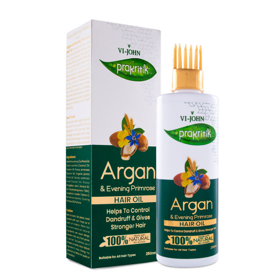 VI-JOHN Prakritik Argan & Evening Primrose Hair Oil