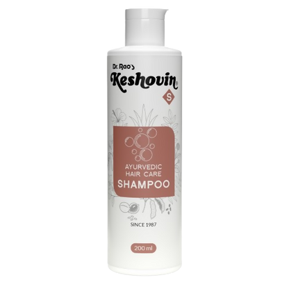 Dr. Rao's Keshovin Herbal Ayurvedic Hair Shampoo For Healthy Scalp And Hair Growth