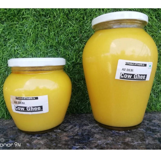 Freshon Pure Desi Malnad Cow Ghee Made From A2 Milk | Traditional Bilona Method | Pure & Natural Ghee