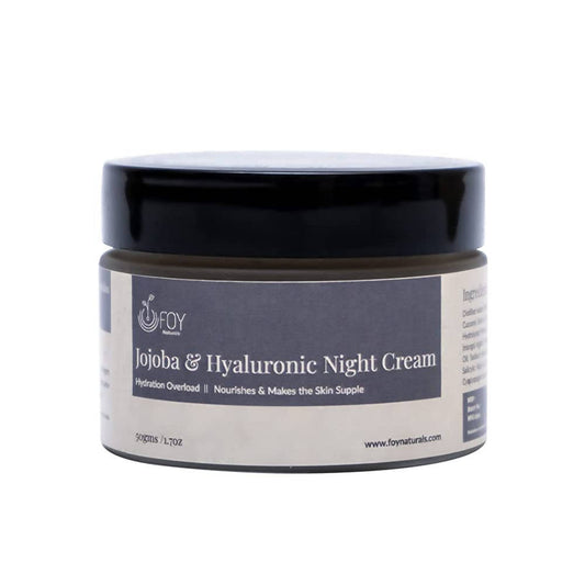 FOY Naturals Jojoba Oil & Hyaluronic Night Cream
