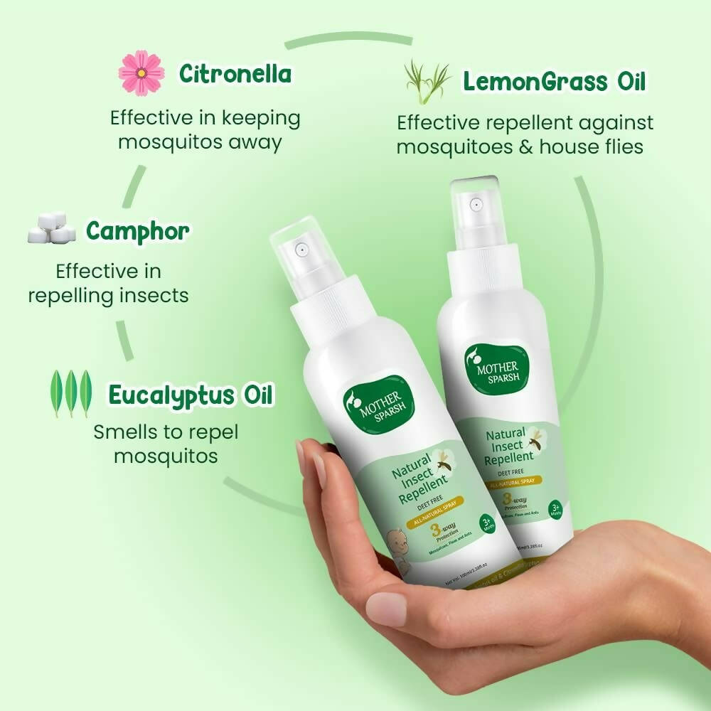 Mother Sparsh Natural Insect Repellent Spray For Babies