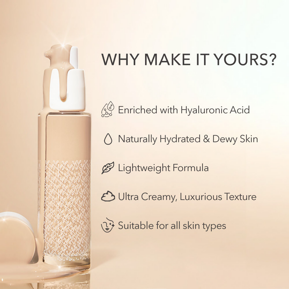 Kay Beauty By Katrina Kaif Hydrating Foundation - 155Y Tan