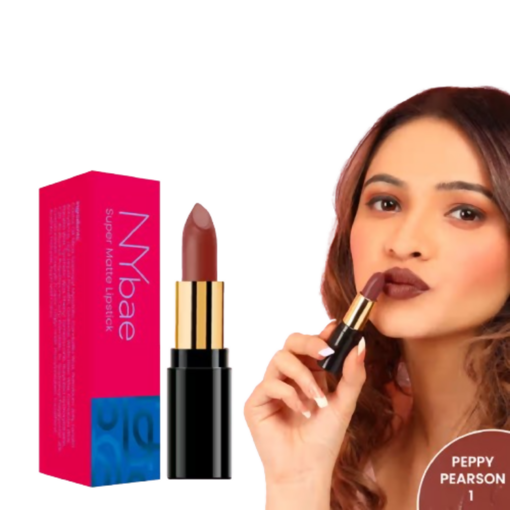 NY Bae Super Matte Lipstick - Peppy Pearson 1