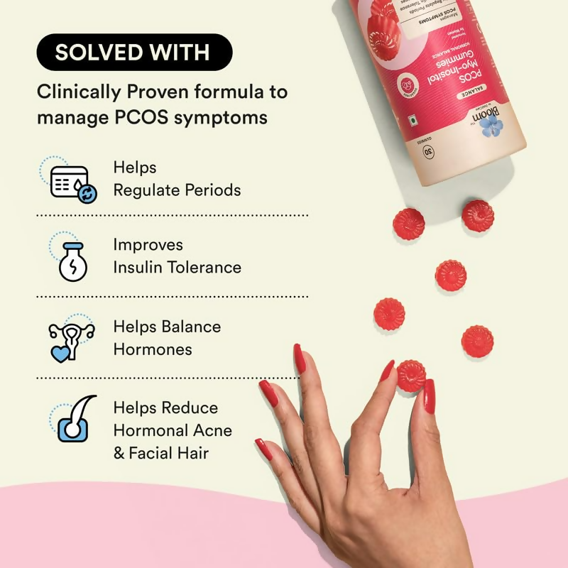 Bloom PCOS Myo-Inositol Gummies