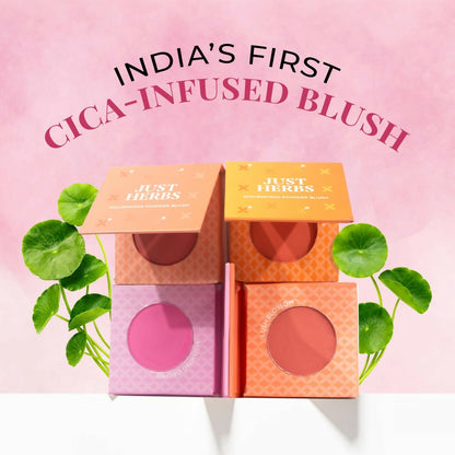 Just Herbs Nourishing Powder Blush - Lush Blossom