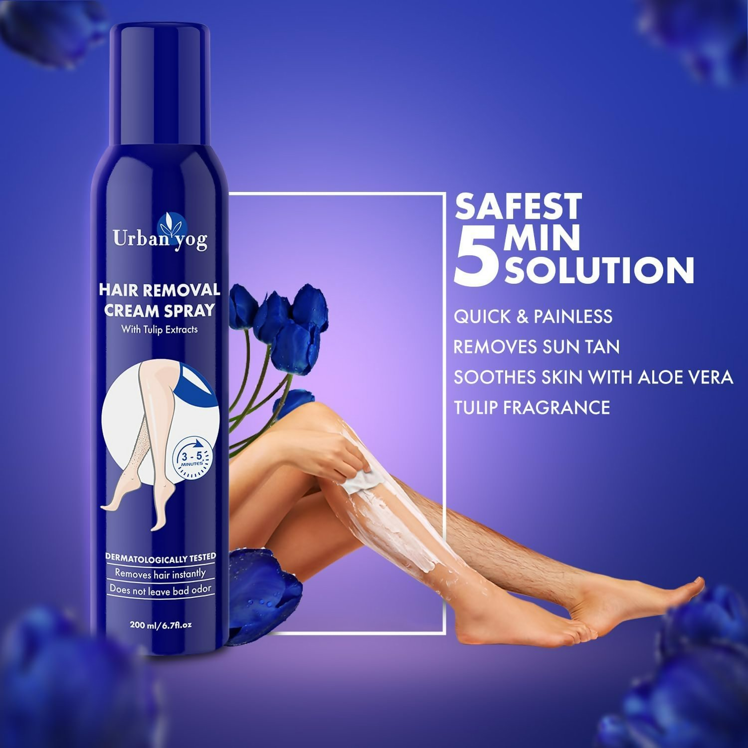 Urban Yog Hair Removal Cream Spray For Women