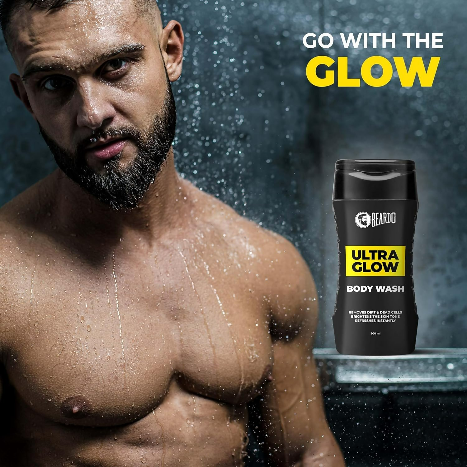 Beardo Ultra Glow Bodywash & Facewash Duo Kit Hydrated and Refreshing Skin