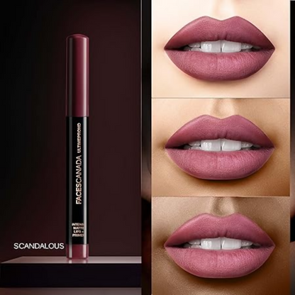 Faces Canada Ultime Pro Hd Intense Matte Lipstick + Primer - Scandalous (Nude)
