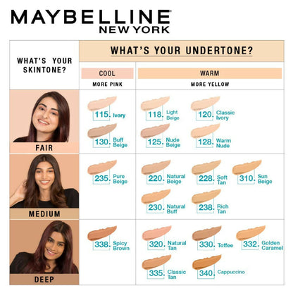Maybelline New York Fit Me Matte + Poreless Liquid Foundation Normal to Oily Skin - 220 Natural Beige