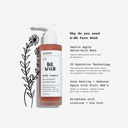 Aminu A-HA Face Wash for Brightening & Oil Control