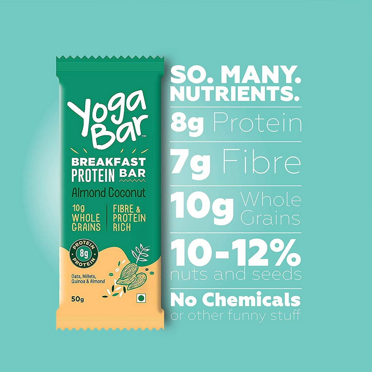 Yoga Bar Breakfast Protein Variety Box - Dark Chocolate Flavour Premium Super Oats Combo Pack