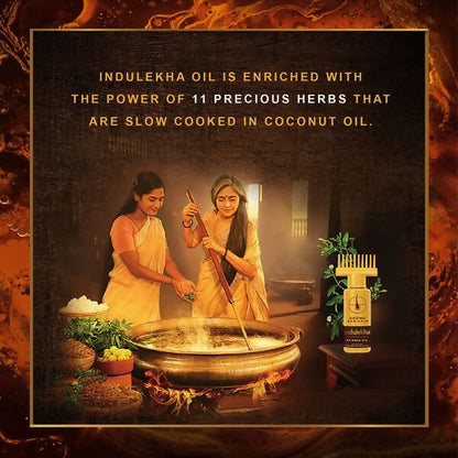 Indulekha Bringha Hair Oil and Hair Fall Shampoo Combo