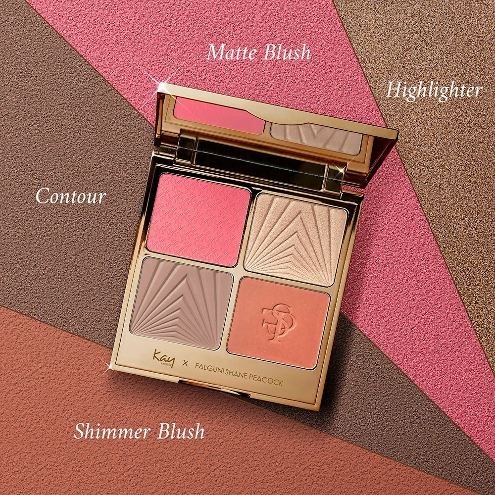 Kay Beauty x Falguni Shane Peacock Luxe Face Palette - Golden Dust