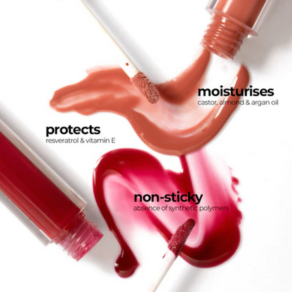 Ruby's Organics Lip Oil Gloss Minis Pack - Sunrise