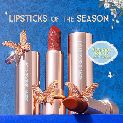 Nykaa Cosmetics X Bridgerton Creamy Matte Longwear Lipstick - Forbidden Love