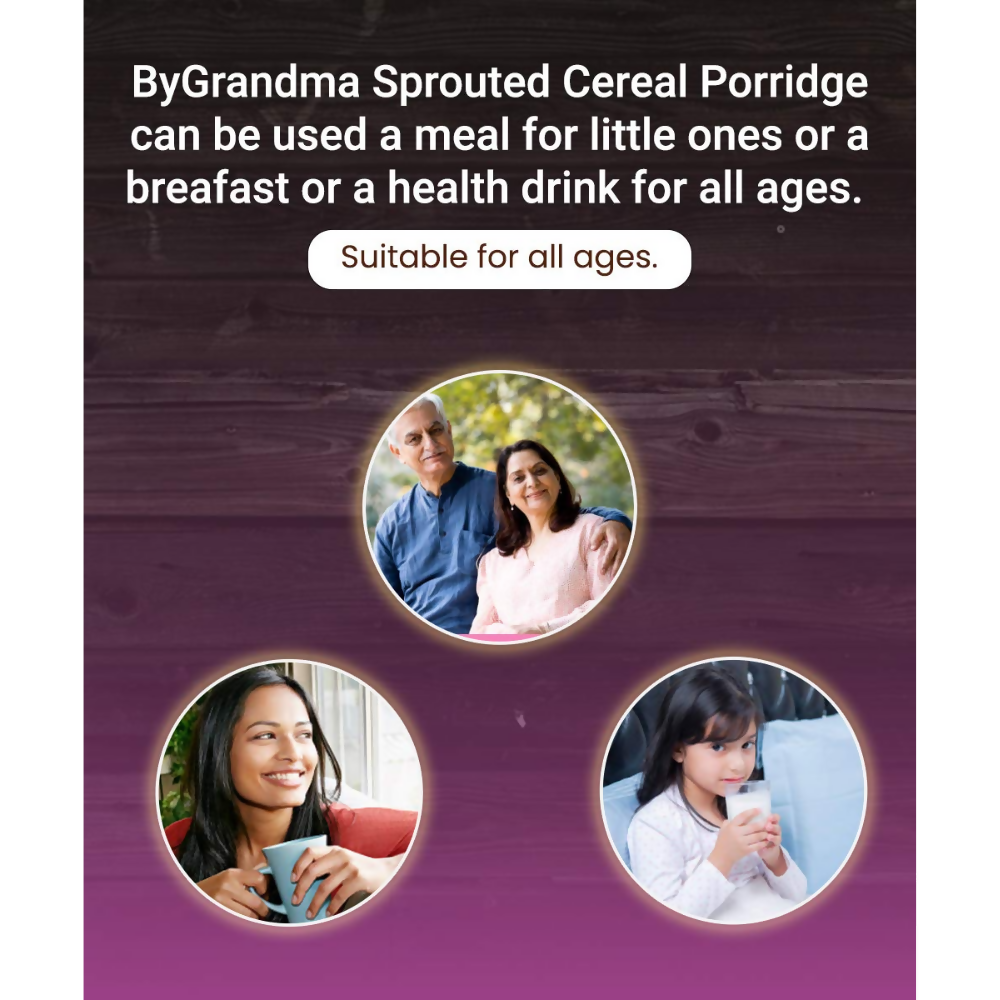 By Grandma Sprouted Cereal Mix - Sprouted Wheat, Dates and Almond